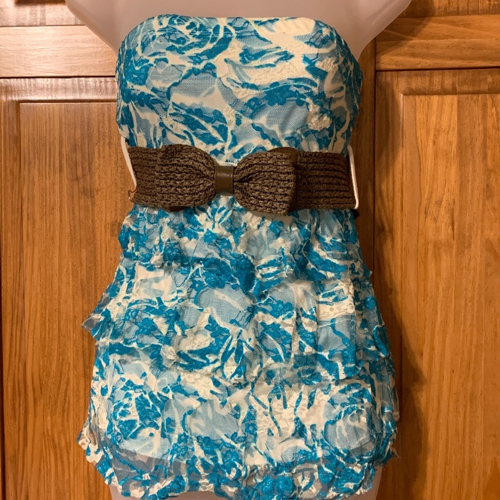 Floral tube top